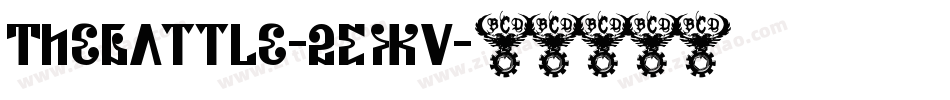 TheBattle-2EXv字体转换 TheBattle-2EXv字体转换