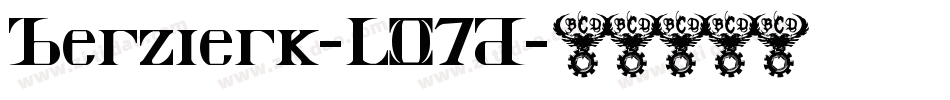 Berzierk-LO7D字体转换