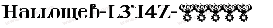 Halloweb-L3V4Z字体转换
