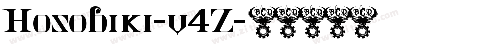 Hosobiki-v4Z字体转换