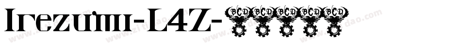 Irezumi-L4Z字体转换