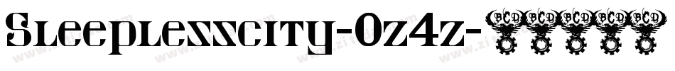 Sleeplesscity-0z4z字体转换 Sleeplesscity-0z4z字体转换