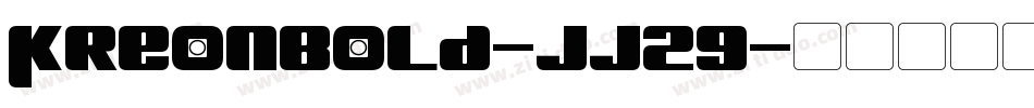 KreonBold-jj29字体转换