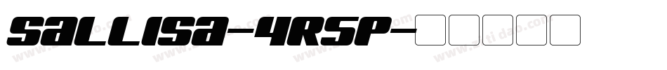 Sallisa-4r5p字体转换 Sallisa-4r5p字体转换
