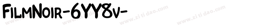 FilmNoir-6YY8v字体转换