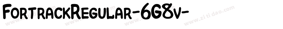 FortrackRegular-6G8v字体转换 FortrackRegular-6G8v字体转换