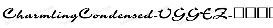 CharmlingCondensed-VGGEZ字体转换
