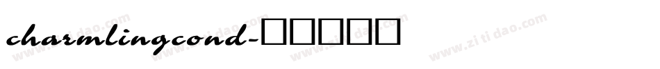 charmlingcond字体转换