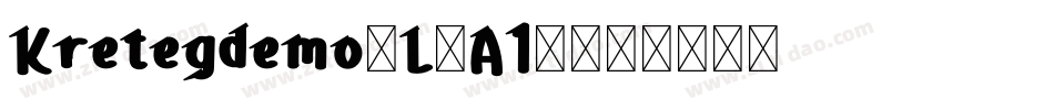 Kretegdemo-L3A13字体转换