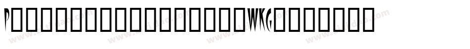 Panneerisawesome-WKGn字体转换