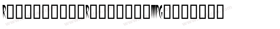 RhesmanisaRegular-MPGn字体转换