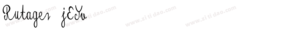 Rutager-jEYv字体转换 Rutager-jEYv字体转换