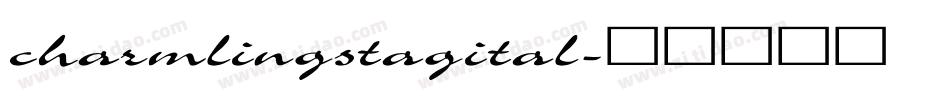 charmlingstagital字体转换