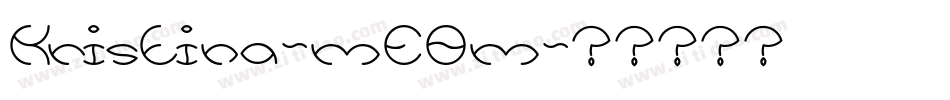 Kristina-mE8m字体转换