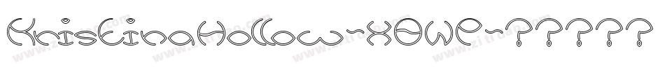 KristinaHollow-X8WP字体转换