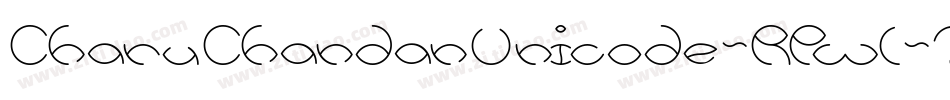 CharuChandanUnicode-RPwl字体转换