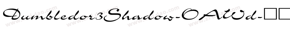 Dumbledor3Shadow-OAWd字体转换
