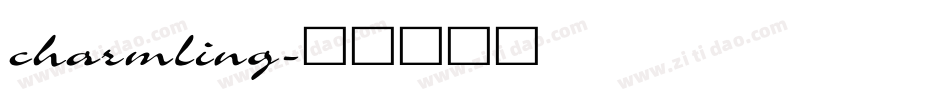 charmling字体转换