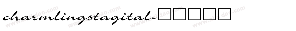 charmlingstagital字体转换