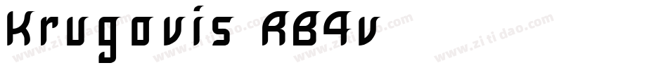 Krugovis-RB4v字体转换 Krugovis-RB4v字体转换