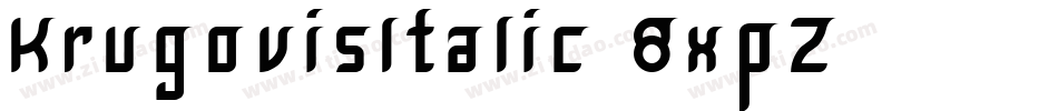 KrugovisItalic-8xpZ字体转换