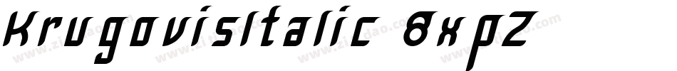 KrugovisItalic-8xpZ字体转换