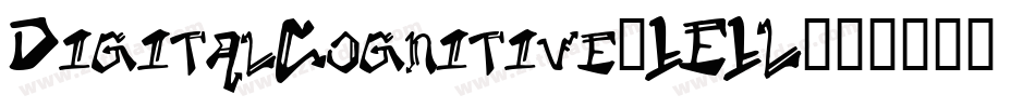 DigitalCognitive-1E1L字体转换