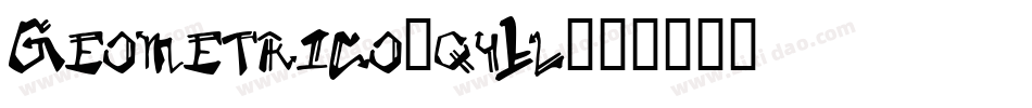 Geometrico-qy1l字体转换