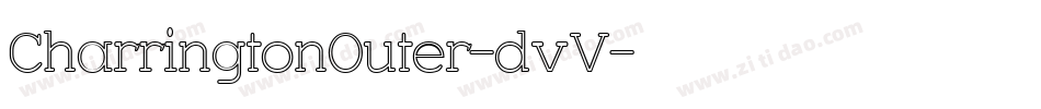CharringtonOuter-dvV字体转换