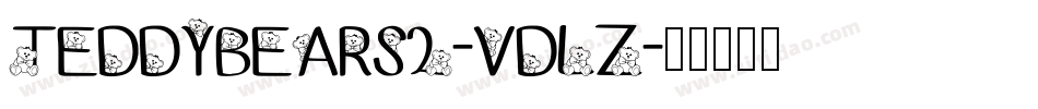 Teddybears2-vdLZ字体转换