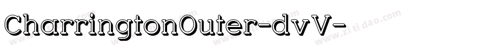 CharringtonOuter-dvV字体转换