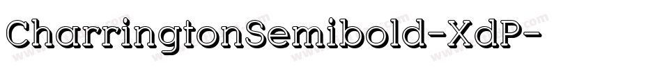 CharringtonSemibold-XdP字体转换