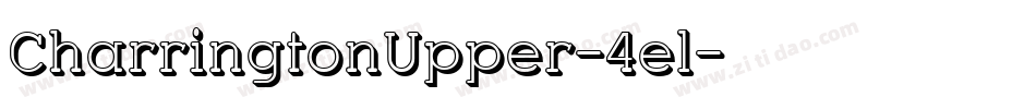 CharringtonUpper-4el字体转换