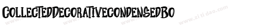 CollectedDecorativecondensedBold-7y1B字体转换