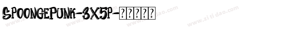 SpoongePunk-3X5p字体转换