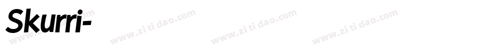 Skurri字体转换
