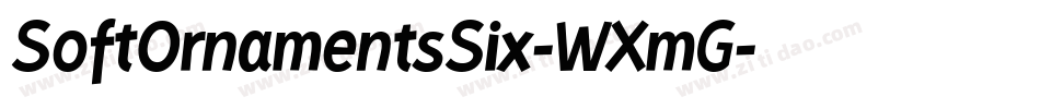 SoftOrnamentsSix-WXmG字体转换 SoftOrnamentsSix-WXmG字体转换