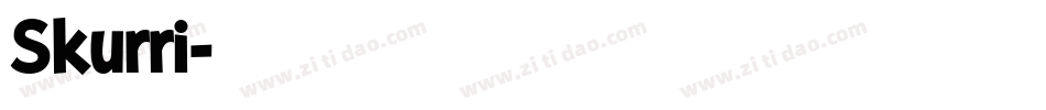 Skurri字体转换