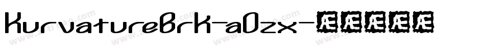 KurvatureBrk-aOzx字体转换
