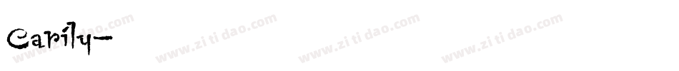 Carily字体转换