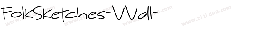 FolkSketches-VVdl字体转换