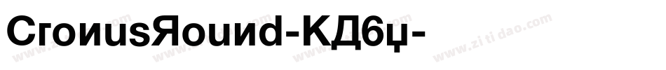 CronusRound-KA6y字体转换