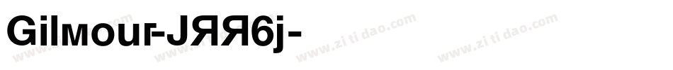 Gilmour-JRR6j字体转换