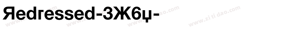 Redressed-3X6y字体转换