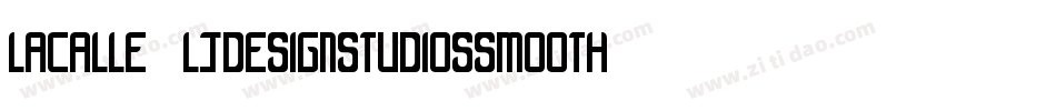 LaCalle6LjDesignStudiosSmooth-2Kev字体转换