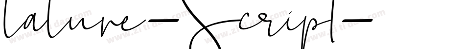 lalune-Script字体转换