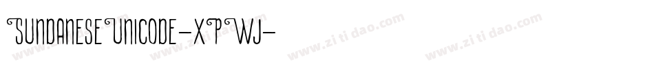 SundaneseUnicode-xPWj字体转换