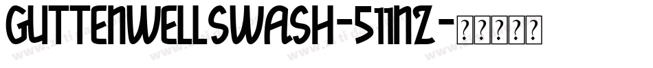 GuttenwellSwash-511nz字体转换