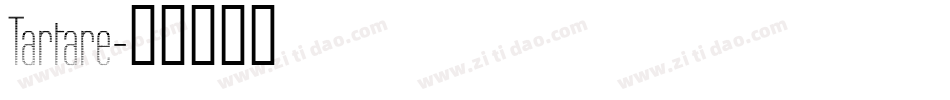 Tartare字体转换