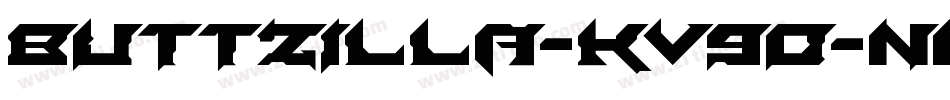 Buttzilla-KV9D字体转换